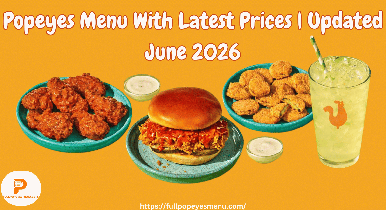 Popeyes Menu with Prices 2026