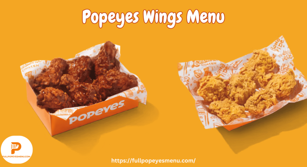 Wings Menu