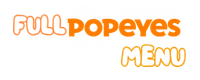 Full Popeyes Menu